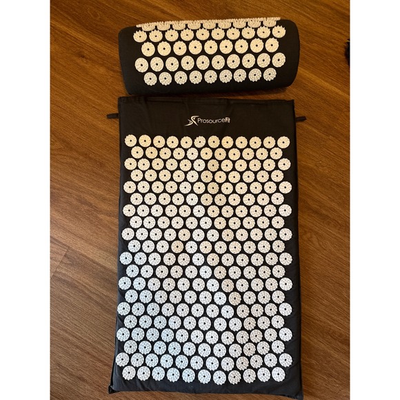 ProsourceFit Other - ProsourceFit Acupressure Mat and Pillow Set Black White Back Neck Pain Relief